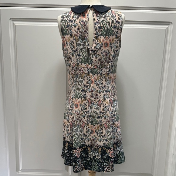 LC Lauren Conrad Floral Dress with Navy Collar - Picture 3 of 11
